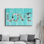 Wallity Pintura Decorativa de Vidrio Templado Multicolor 46 x 72 cm